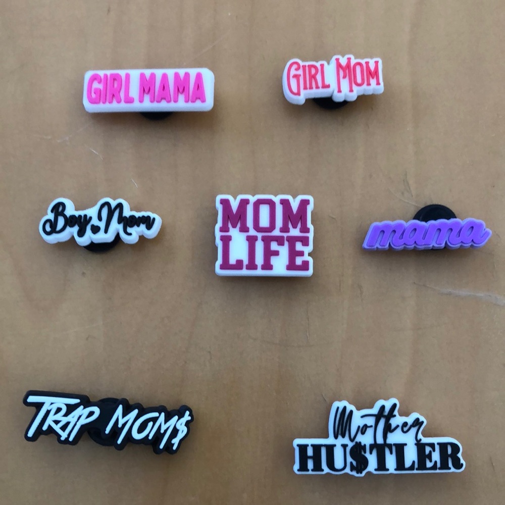 Crocs Charm - Set of 7 Mom Related Charms